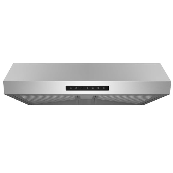 Hauslane | 30" UC-PS60 Under Cabinet Range Hood | Stainless Steel | Delay Auto-Shut Off | Bright LED | 3 Speed Settings | Professional Suction