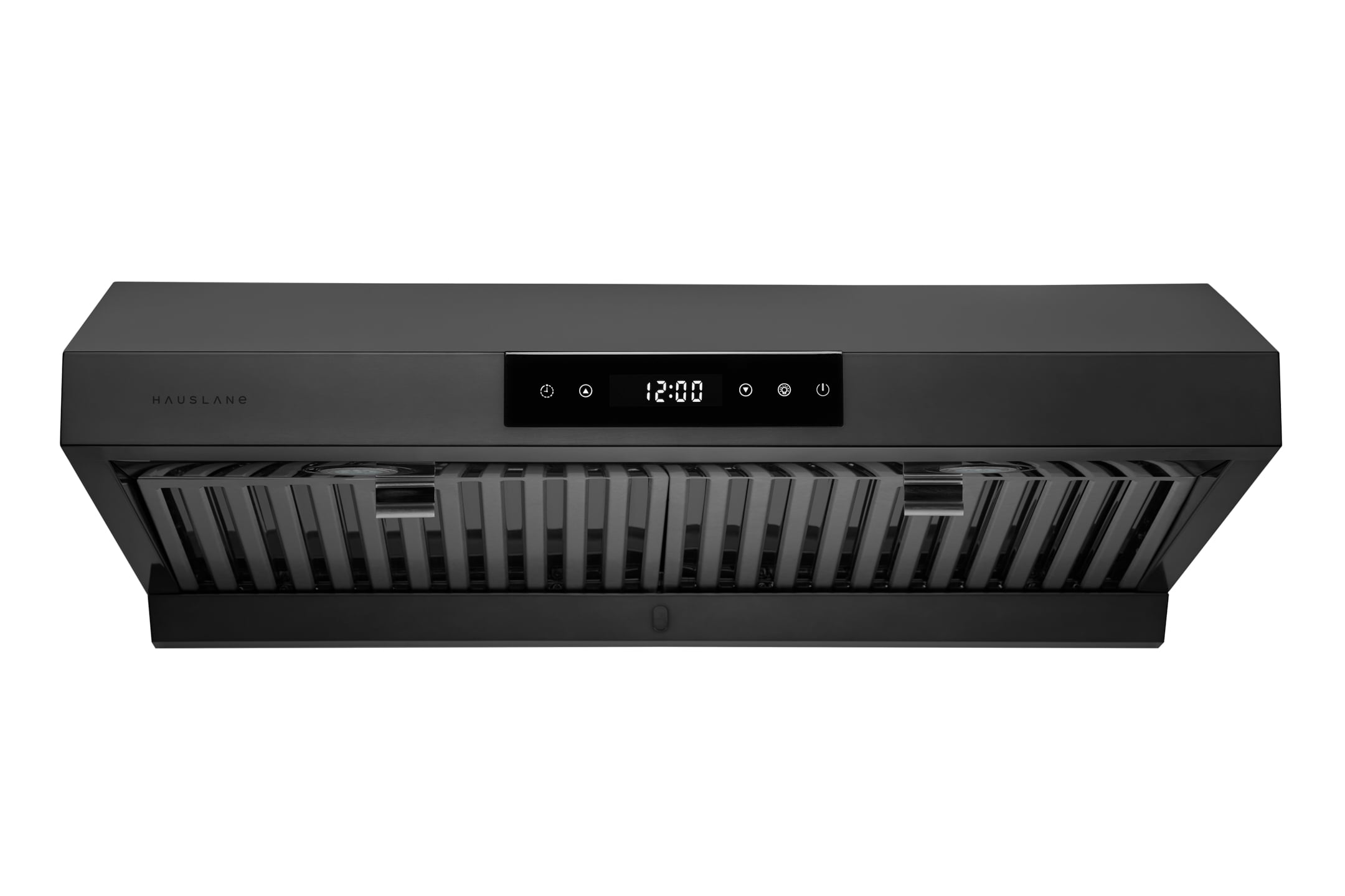 Hauslane, Chef Series 30 PS18 Under Cabinet Range Hood, Black Stainless  Steel | Pro Performance | Contemporary Design, Touch Screen, Dishwasher  Safe