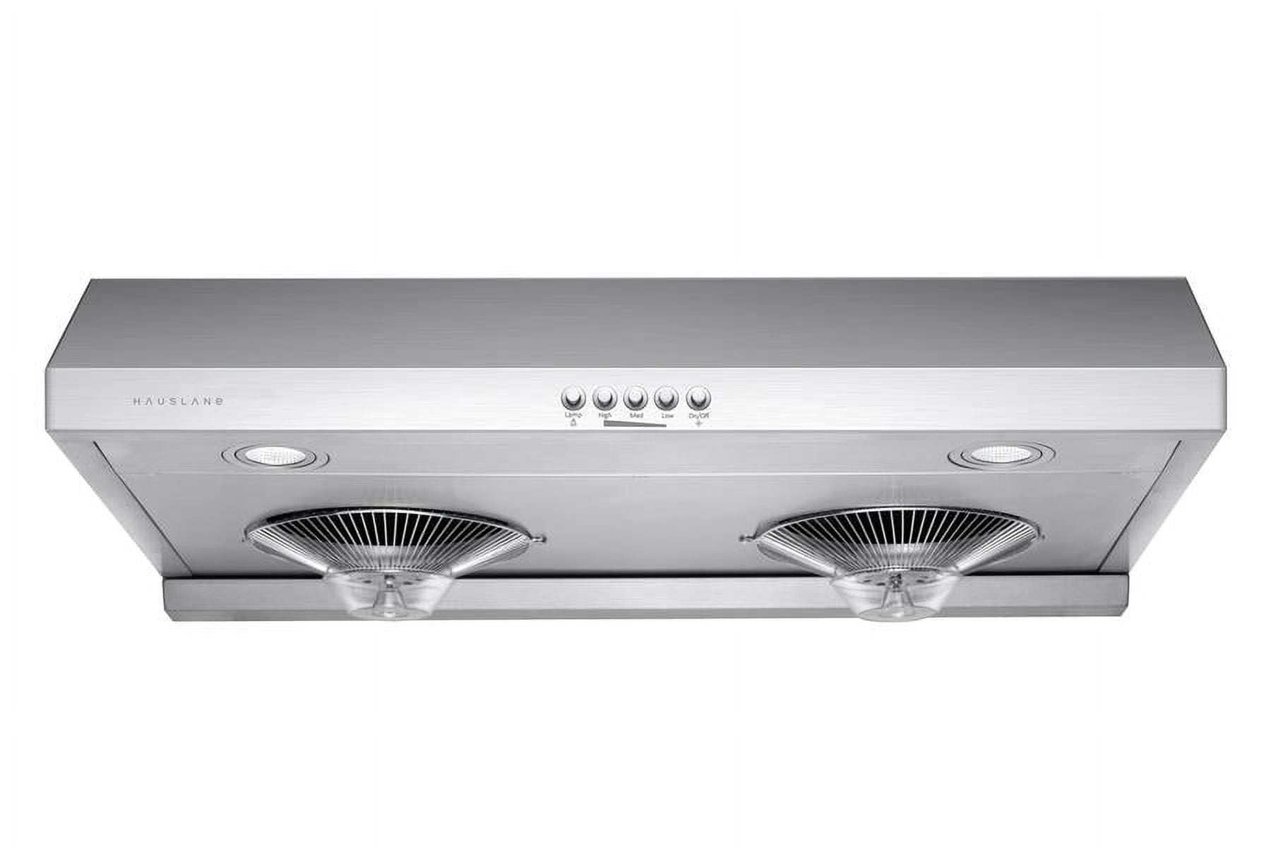 Hauslane 30" Stainless Steel Under Cabinet Range Hood with Charcoal Filter