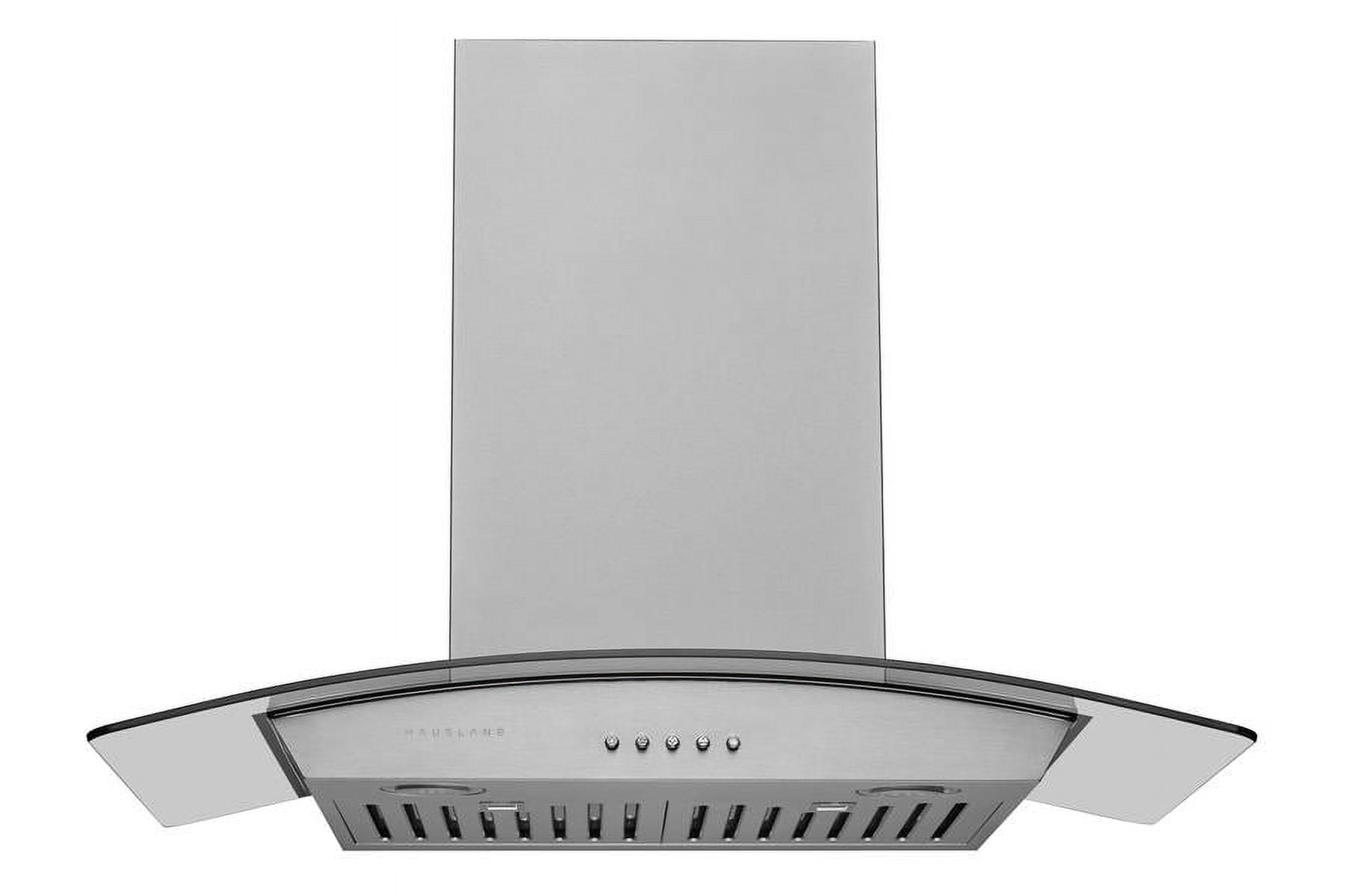 Range Hood 30 inch Under Cabinet,Black Stainless Steel Range Hood with 500  CFM,Ductless Range Hood Black,Kitchen Vent Hood 30 inch with 3 Way  Venting,Baffle Filters,LED Light 