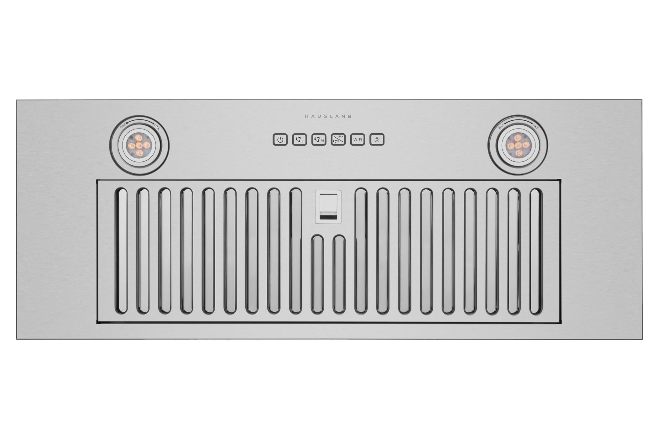 Hauslane IN-R110 30” Smart Range Hood In-Cabinet Design, HauSMART App, Voice Control 4-Speed, LED, Baffle Filters 120V Convertible