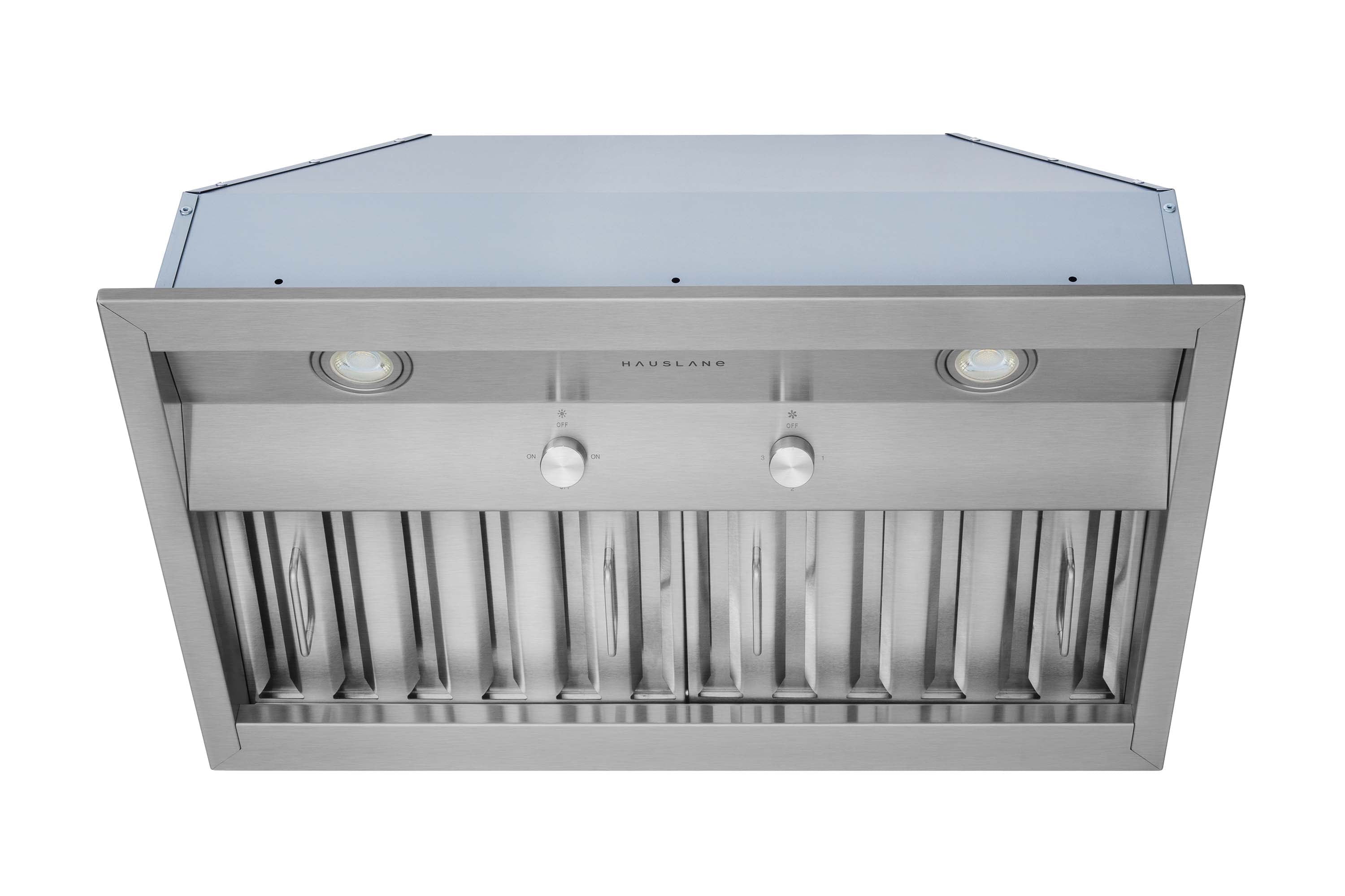 Hauslane Stainless Steel Convertible Insert Range Hood with Charcoal Filter