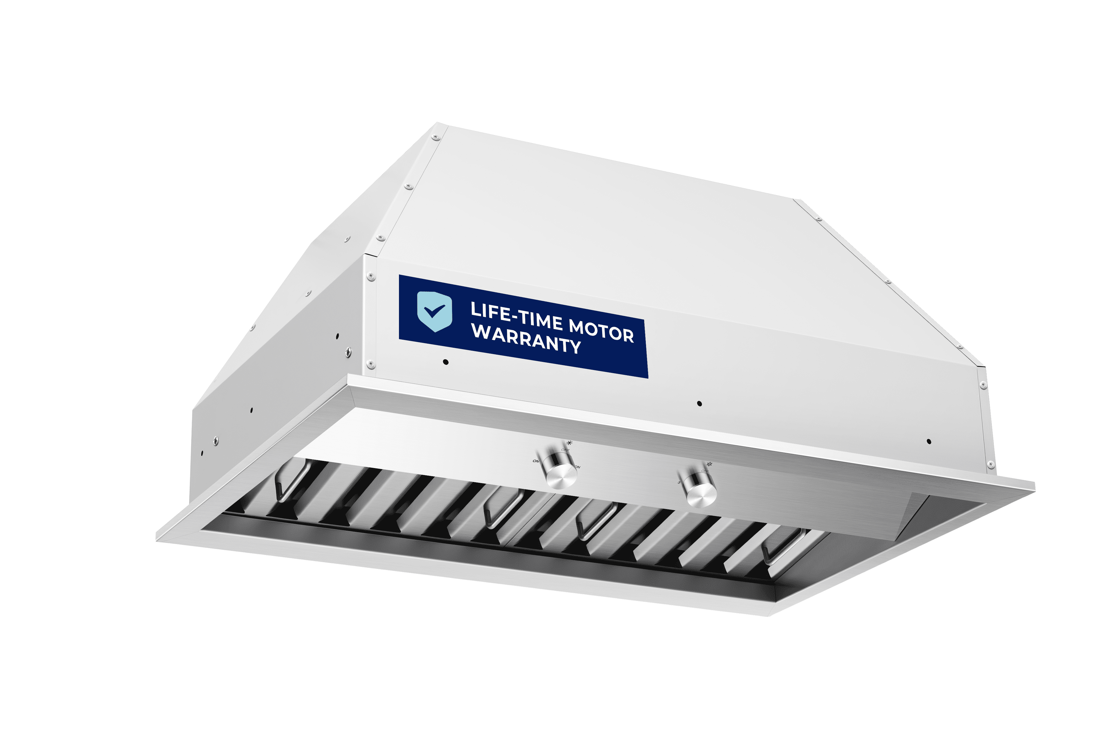 Hauslane IN-R200 30 in. Pro-Style Built-In Range Hood, Low Noise, Professional-Grade Baffle Filters, LED Lamps, Stainless Steel