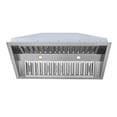 thumbnail image 1 of Hauslane | Pro-Style 40” IN-R300 Built-In Range Hood, 21” Deep | Low Noise Performance | Contemporary Design, Full-Size Handles, Professional-Grade Baffle Filters & Grease Tray, LED, 1 of 14