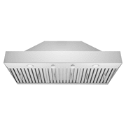 Hauslane Range Hood Insert 36 inch,Stainless Steel Built-In Range Hood with 3-SPEED Dual Control Knobs,Dishwasher-safe baffle filters,GU10 LED bulbs,6" Round Duct for Vented or Ductless