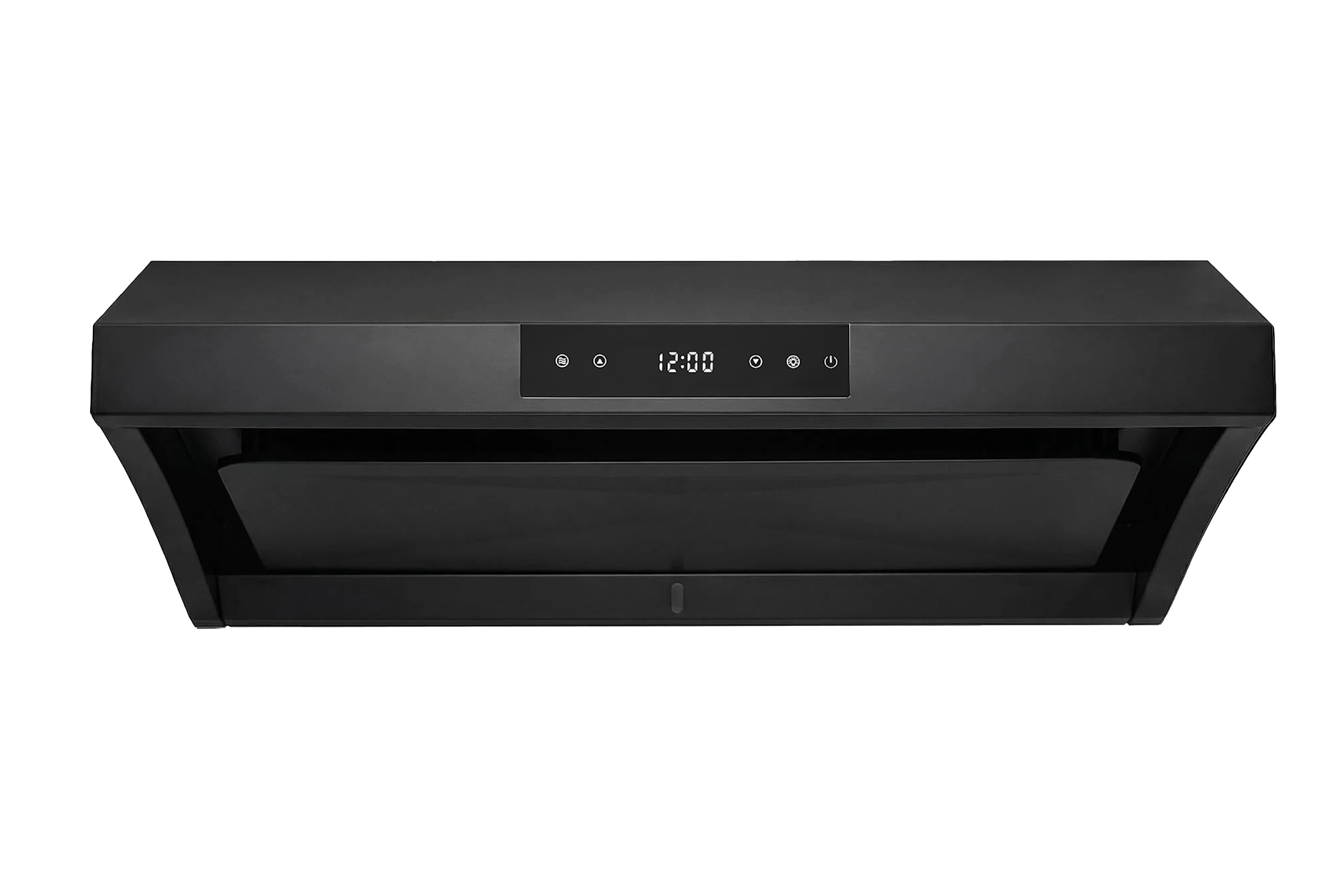 Hauslane UC-PS38 30-in Ducted Black Undercabinet Range Hood with Steam Clean