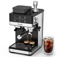 thumbnail image 1 of Hausmojo M5520 Espresso Machine with Grinder & Milk Frother , 20 Bar Semi-Automatic Cappuccino Latte Maker for Home, 1 of 10