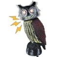 Galashield Owl Decoy | Plastic Owls To Scare Birds Away | Owl Statue
