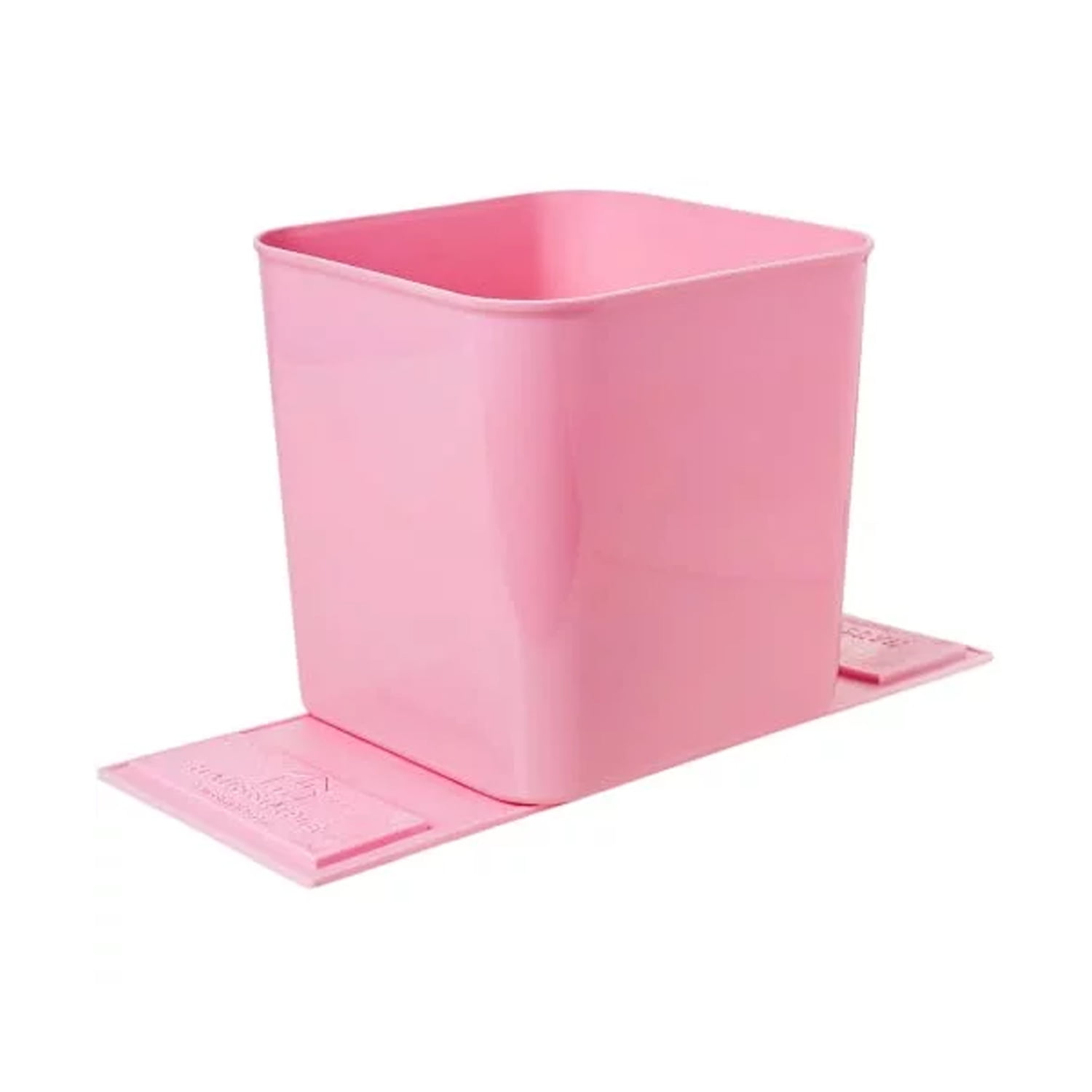 Haussimple Car Trash Can Garbage Bin Waterproof Auto Wastebasket Pink
