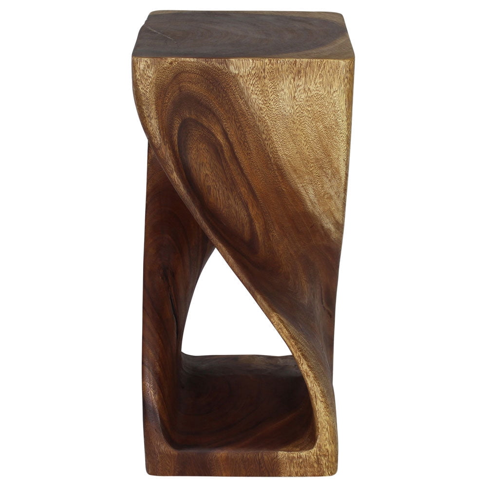 Haussmann Original Wooden Stool 12 X 12 X 26 in Walnut Oil High Bar ...