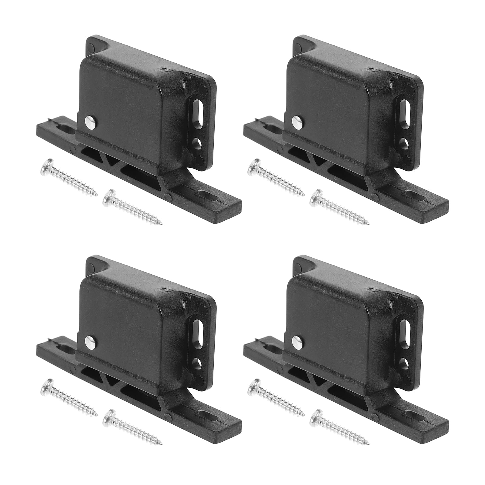 ETHZZLE Round Flush Mount Pull Latch For RV Cabinet, Boat Door, Marine Hatch - Black - View #8