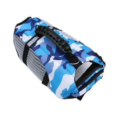 Haust Dog Life Size Adjustable Dog Life Preserver Durable Life Vest Buoyant Lifesaver Size XL (Blue)