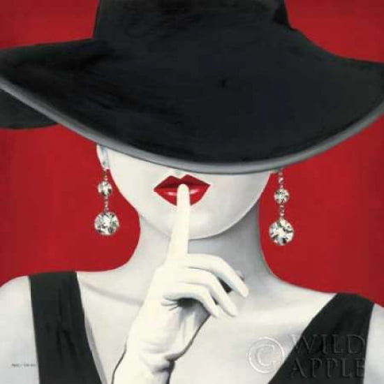 Haute Chapeau Rouge I Canvas Art - Marco Fabiano (24 x 24)