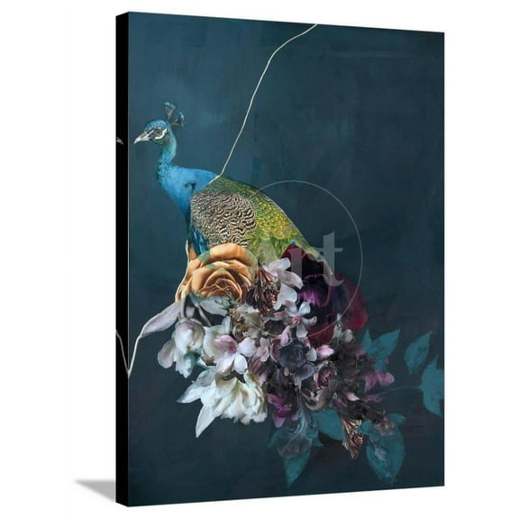 Haute Couture 10b, Animals Botanical Stretched Canvas Wall Art by Design Fabrikken Sold by Art.Com