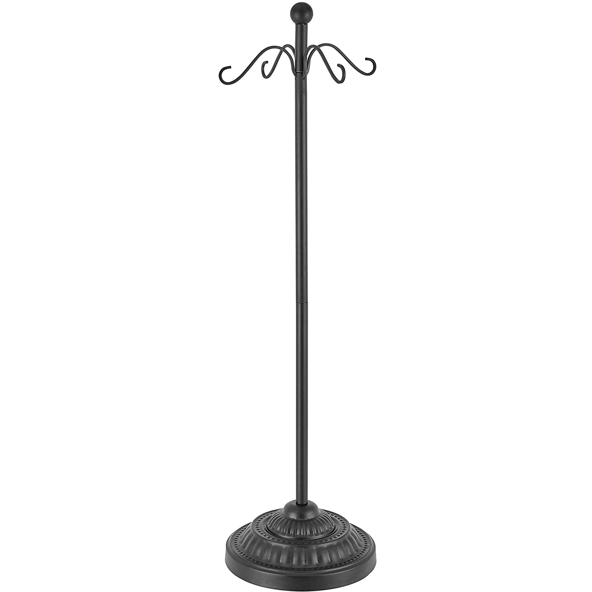 Adjustable Black Metal Christmas Stocking Tree Stand