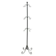 Haute Decor Adapt  Adjustable Christmas Stocking Tree Stand - Black - Up to 12 Hooks