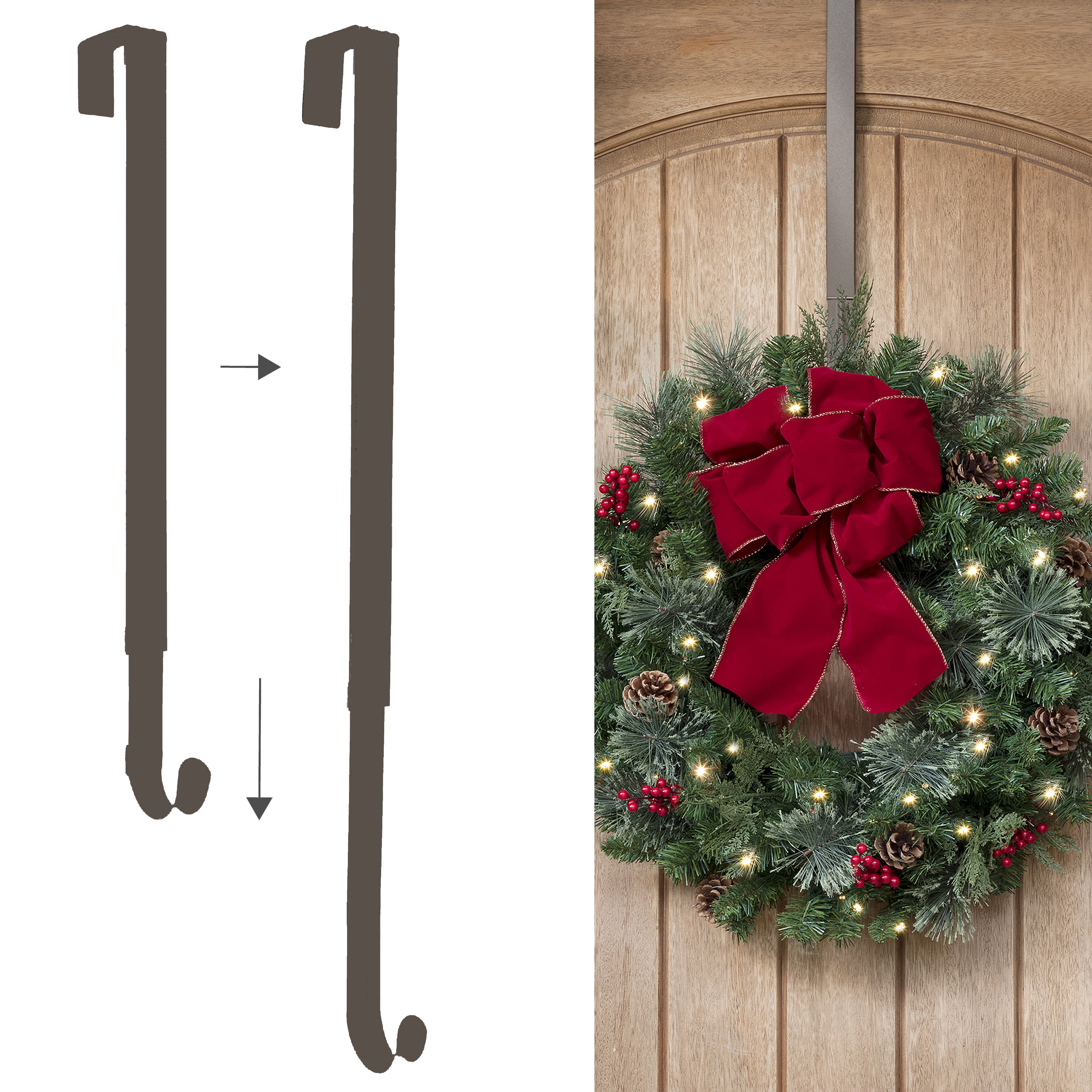 Wreath Hangers in Hooks Walmart
