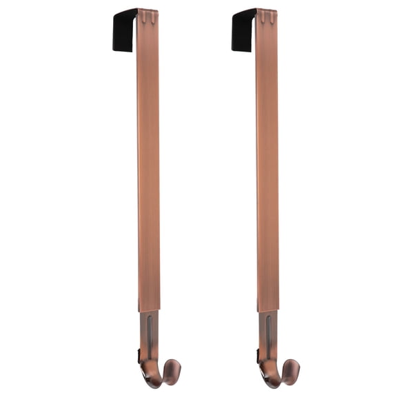 Haute Decor Adapt™ Adjustable Length Wreath Hanger - 2 Pack - Brushed Copper