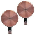 thumbnail image 1 of Haute Decor Attract Magnetic Wreath Hanger, 2-pack, Brushed Copper, 1 of 10