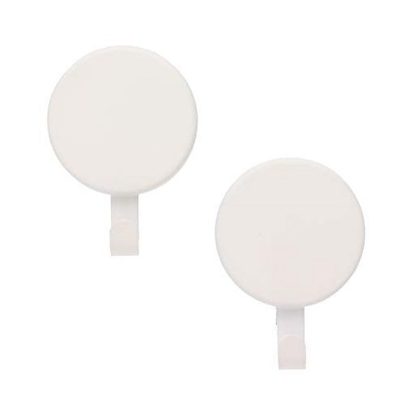 Haute Decor Attract Magnetic Wreath Hanger Hook, 2 Pack - White