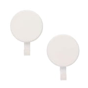 Haute Decor Attract  Magnetic Wreath Hanger Hook, 2 Pack - White