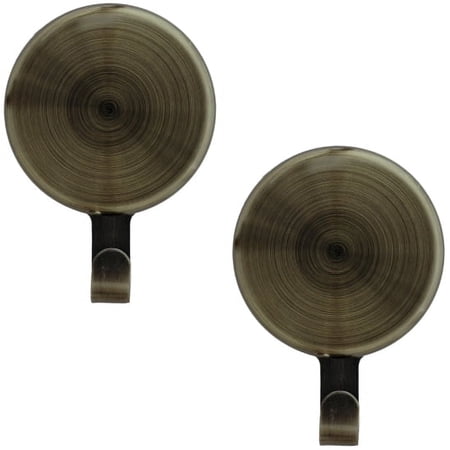 Haute Decor Attract® Magnetic Wreath Hanger Hooks, 2-Pack, Antique Brass