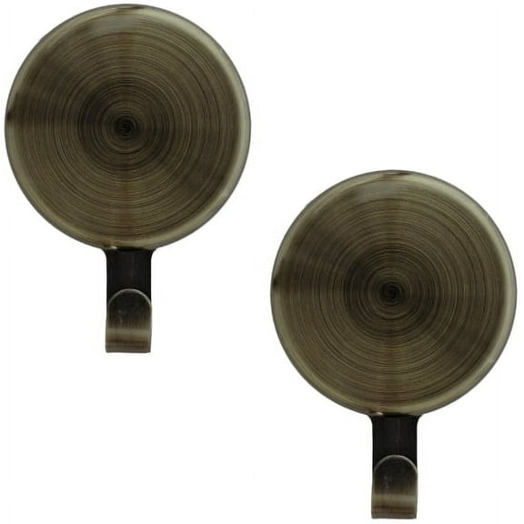 Haute Decor Attract® Magnetic Wreath Hanger Hooks, 2-Pack, Antique Brass