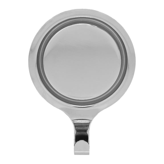 Haute Decor Attract Pinch-Free Magnetic Wreath Hanger - Silver 1 Pack