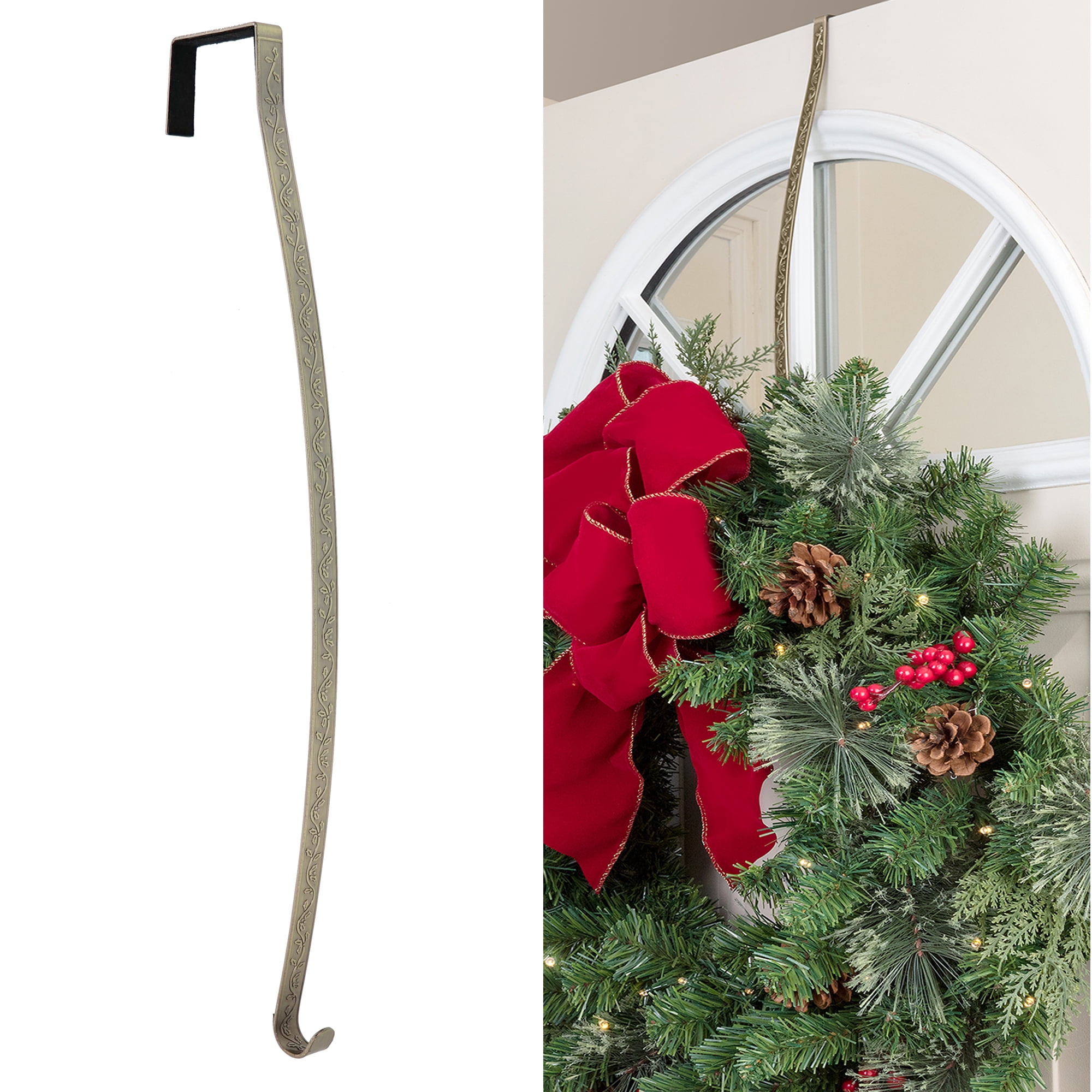 HighProfile® Wreath Hanger - Brushed Nickel – Haute Decor