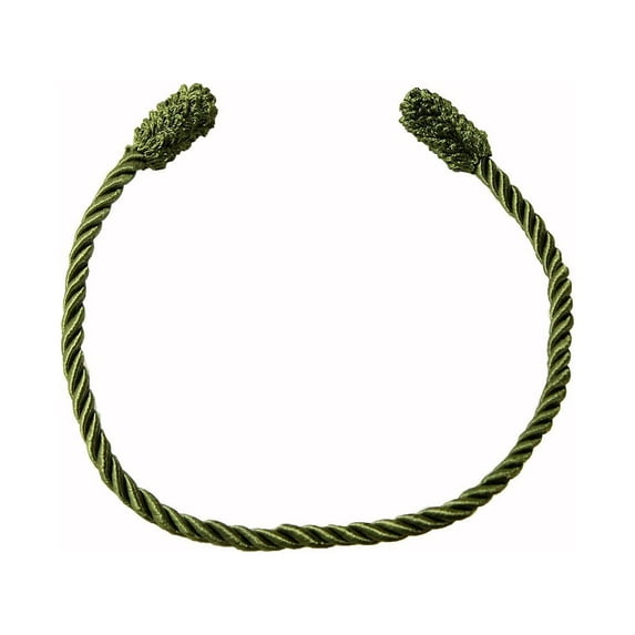 Haute Decor, Holiday Decorative Garland Twist Ties, 6-Pack, 16-inch, Olive Green