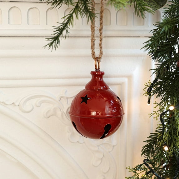 Haute Decor Jingle Bell Ornaments, Christmas Bells Decorations Iron Atmospheres Ornaments To Decorate The Christmas Tree Creatives Pendants, Vintage Cowbell