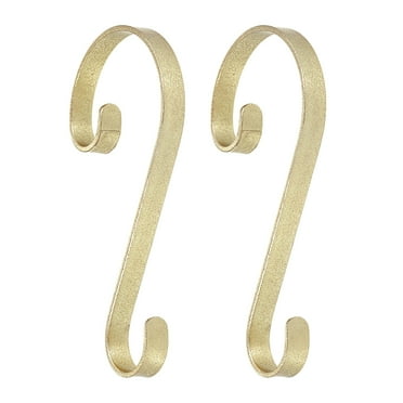 Haute Decor Stocking Scrolls® Christmas Stocking Holder- Glimmer Gold   Size: 2 Pack