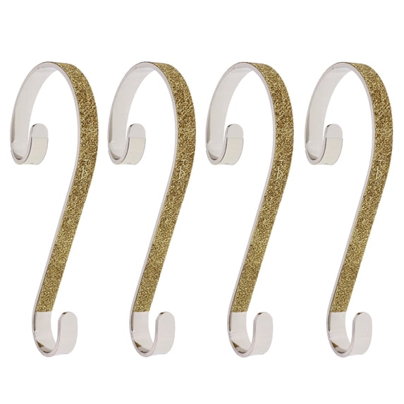 Haute Decor Stocking Scrolls ® - Glitter Gold, Size: 4 Pack