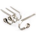 thumbnail image 1 of Haute Decor The Original MantleClip® 4 Pack Silver Stocking Holder, 1 of 7