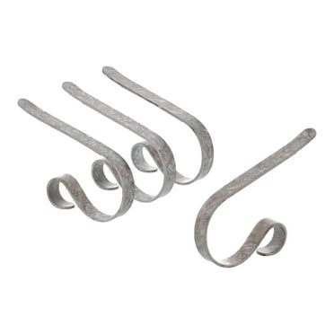 Haute Decor The Original MantleClip® Stocking Holder - Galvanized Size: 4 Pack,  Color: Galvanized