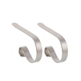 thumbnail image 1 of Haute Decor The Original MantleClip® Stocking Holder - Glimmer Silver Size: 2 Pack, 1 of 6