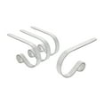thumbnail image 1 of Haute Decor The Original MantleClip® Stocking Holder - Real Galvanized Steel   Size: 4 Pack, Color: Galvanized, 1 of 6