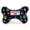 thumbnail image 1 of Haute Diggity Dog Chewy Vuiton Black Monogram Collection – Soft Plush Designer Dog Toys with Squeaker & Fun, Parody Designs from Safe, Machine-Washable Materials for All Breeds & Sizes, 1 of 6