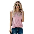 thumbnail image 1 of Haute Edition Women's Casual Wrap Loose Fit Blouse Tank, 1 of 4