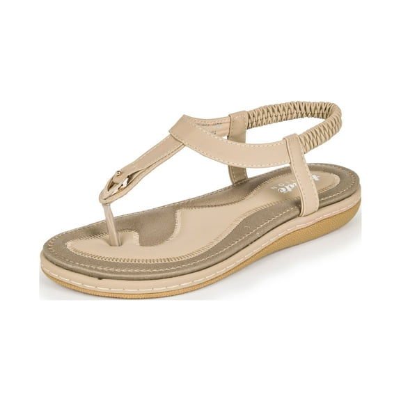 Haute Edition Women's Classic Bohemian Comfort Sandals
