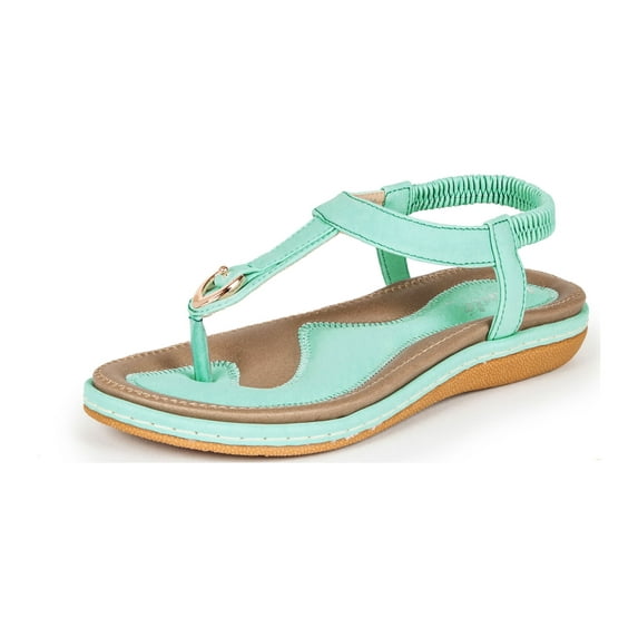 Haute Edition Women's Classic Bohemian Comfort Sandals