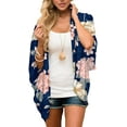 thumbnail image 1 of Haute Edition Women's Lightweight Summer Kimono Cardigan Cover Up in Leopard and Floral, 1 of 2