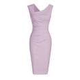 thumbnail image 1 of Haute Edition Women's Retro Sleeveless Bodycon Dress, 1 of 3