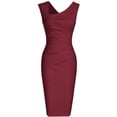 thumbnail image 1 of Haute Edition Women's Retro Sleeveless Bodycon Dress, 1 of 3