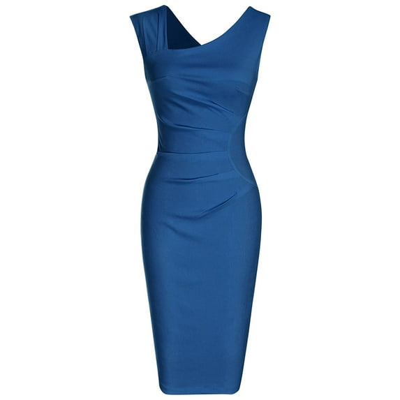 Haute Edition Women's Retro Sleeveless Bodycon Dress