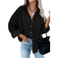 thumbnail image 1 of Haute Edition Women's Slouchy Oversized Corduroy Shirt Jacket&nbsp;, 1 of 5