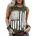 thumbnail image 1 of Haute Edition Women's USA American Flag 4th of July Casual Loose Fit Tops With Plus, 1 of 2