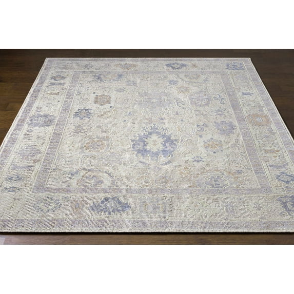 Hauteloom Abulug Recycled Material Living Room, Bedroom Patio Outdoor Area Rug - Traditional - Dark Red, Cream, Peach - 10' x 14'
