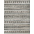 thumbnail image 1 of Hauteloom Adda Recycled Material Living Room, Bedroom Area Rug - Southwestern - Dark Red, Off White, Light Gray - 2' x 3', 1 of 6