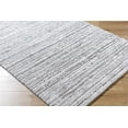 thumbnail image 1 of Hauteloom Trude Living Room, Bedroom Area Rug - Bohemian, Transitional - High Pile - Light Silver, Silver Gray, Metallic Silver - 5'3" x 7', 1 of 6